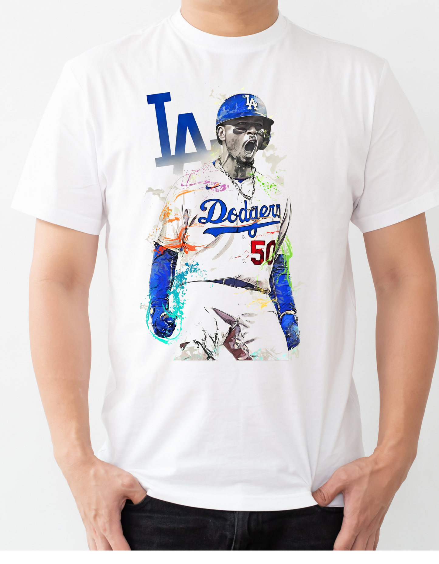 mookie betts la shirts