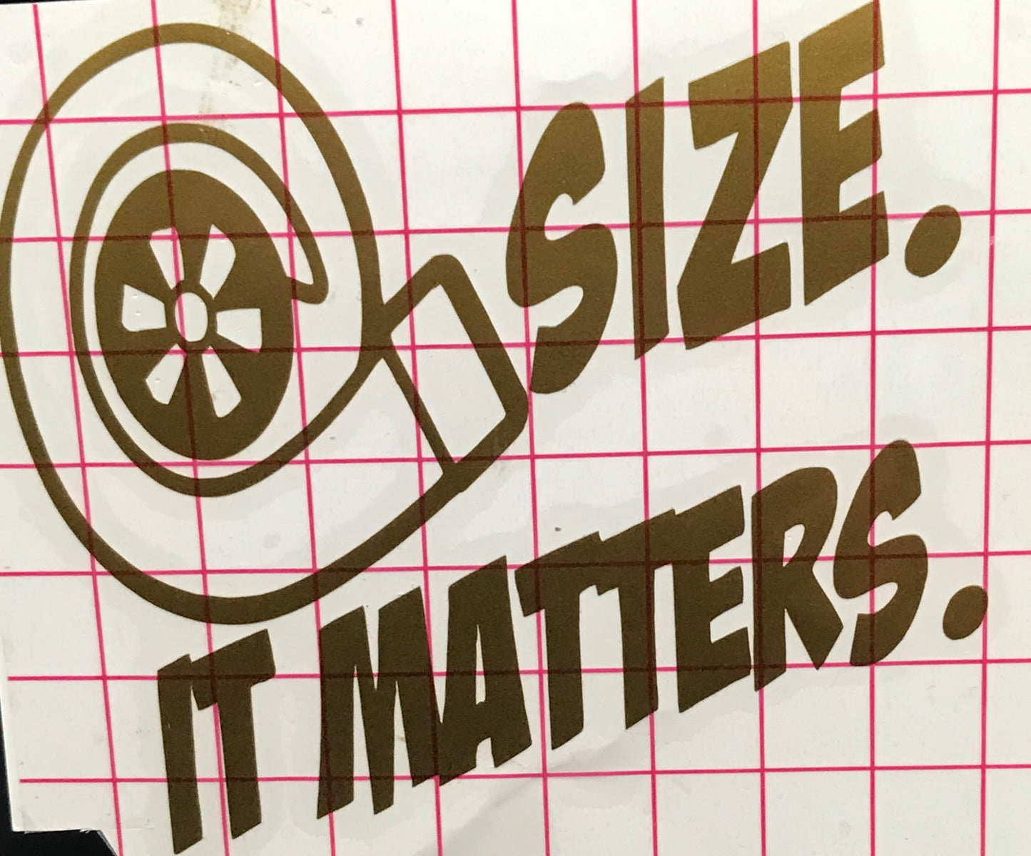 Size Matter - Make Life Worth Living